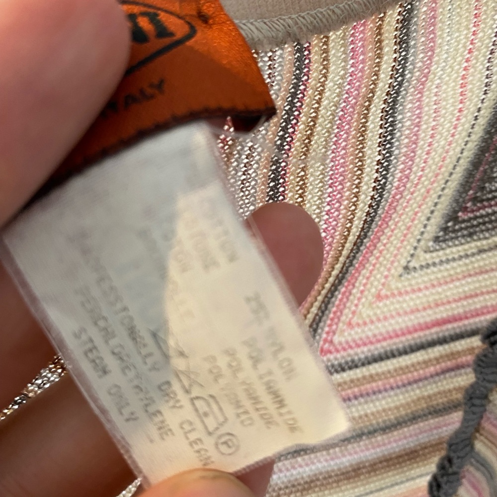 Missoni Pink Sleeveless Top SZ 6 - Picture 3 of 4